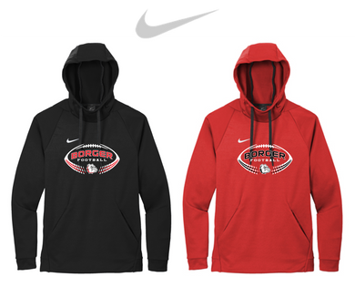 Nike Therma-FIT Pullover Fleece Hoodie - Borger Football