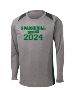 Sport-Tek® Long Sleeve Heather Colorblock Contender™ Tee - Spackenkill Class of 2024