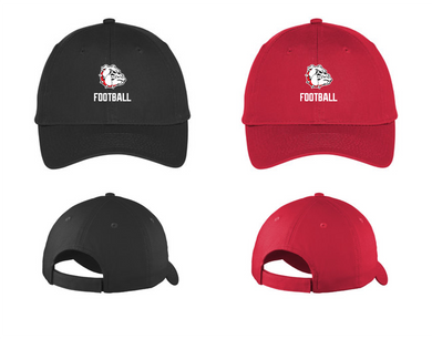 *Six-Panel Unstructured Twill Cap - Borger Football