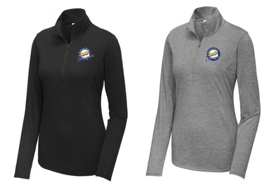 *Sport-Tek ® Ladies PosiCharge ® Tri-Blend Wicking 1/4-Zip Pullover - Science Park Chargers