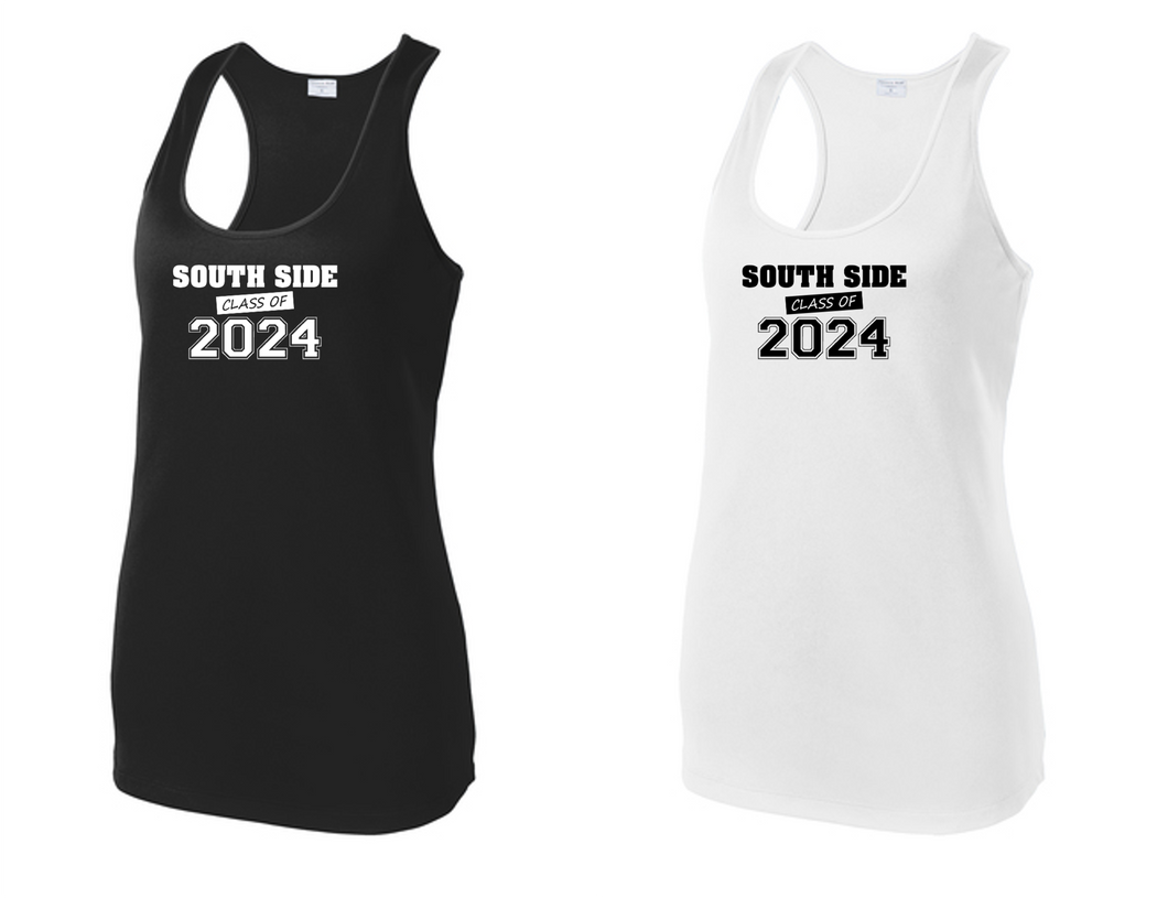 Sport-Tek® Ladies PosiCharge® Competitor™ Racerback Tank - South Side Class of 2024
