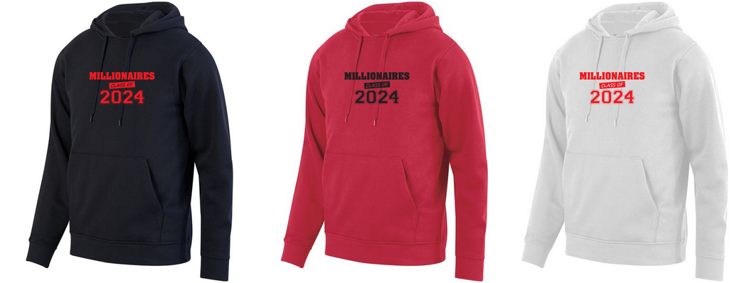 Hooded Sweatshirt - Millionaires Class of 2024