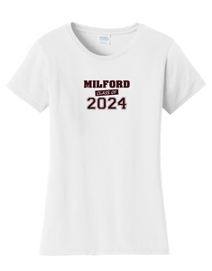 District ® Women’s Perfect Weight ® Tee - Milford Class of 2024