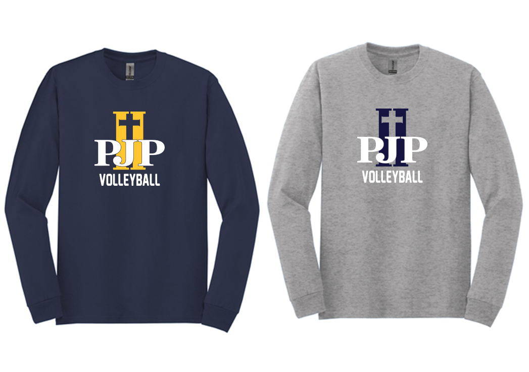 Cotton Long Sleeve - PJP Girls Volleyball