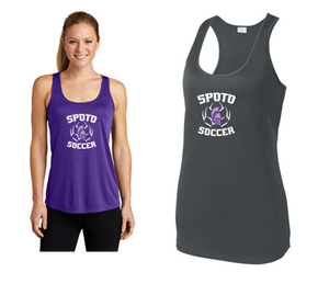 Sport-Tek® Ladies PosiCharge® Competitor™ Racerback Tank-Spoto Girls Soccer