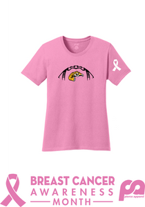 Breast Cancer Awareness Ladies Core Cotton Tee-Raton Tigers Football