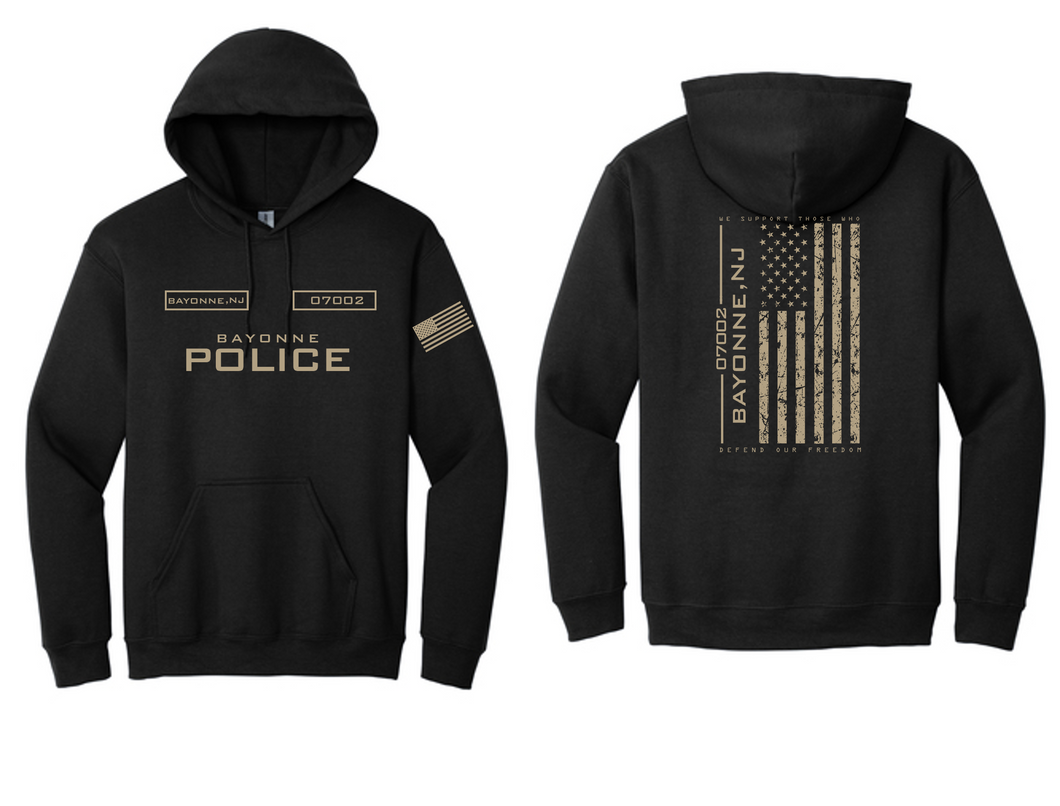 Core Hooded Sweatshirt - Bayonne Police Salute to Service