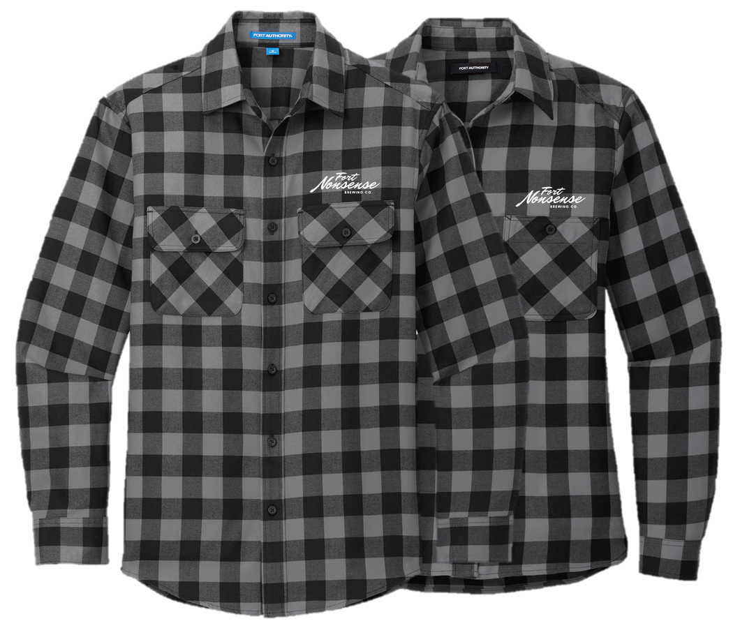 *Port Authority® Plaid Flannel Shirt - Fort Nonsense Employee Store