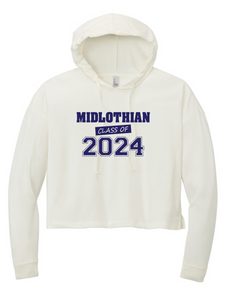 District® Women’s Perfect Tri® Midi Long Sleeve Hoodie - Midlothian Class of 2024