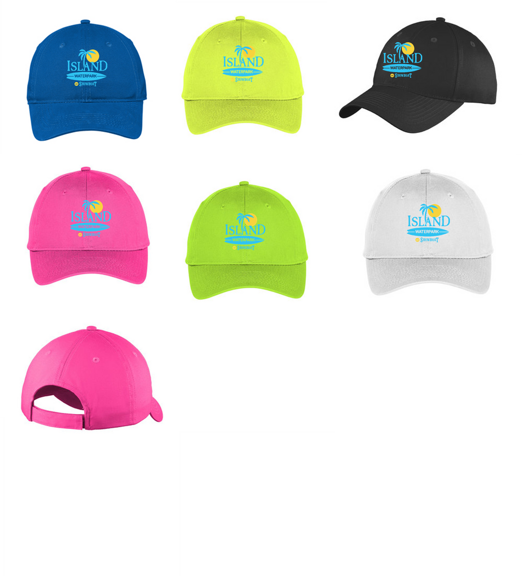*Six-Panel Unstructured Twill Cap - ISLAND WATERPARK
