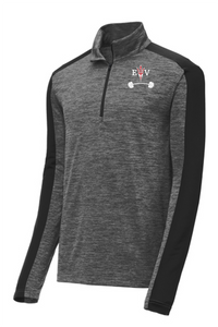 Sport-Tek® PosiCharge® Electric Heather Colorblock 1/4-Zip Pullover - Eagle Valley Strength and Conditioning