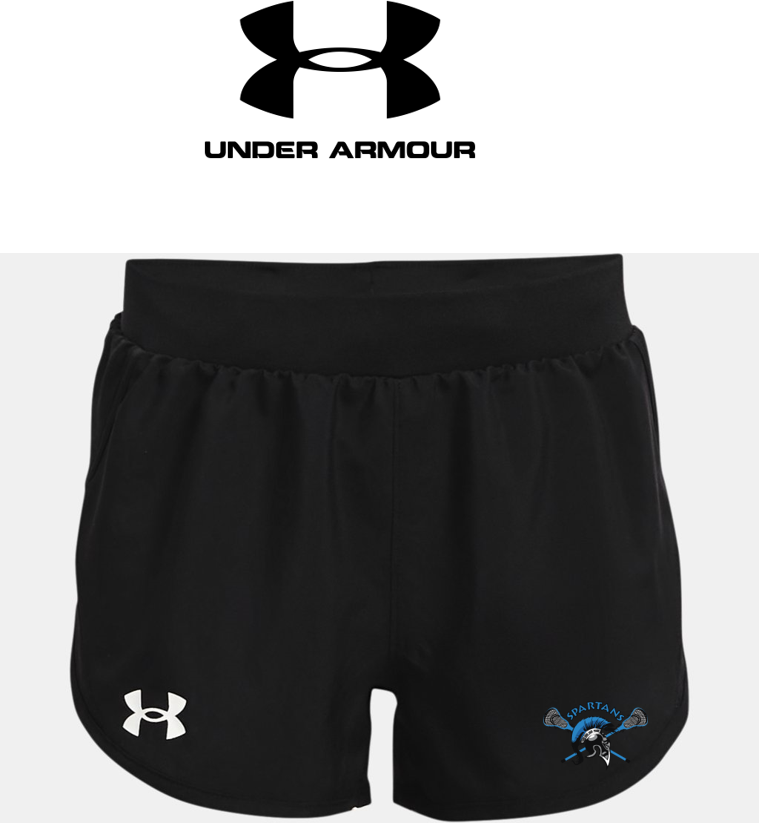 Girls' UA Fly-By Shorts - CT Spartans Lacrosse