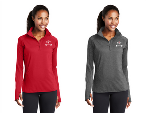 Ladies Sport-Wick Stretch 1/2-Zip – Eagle Valley Strength and Conditioning