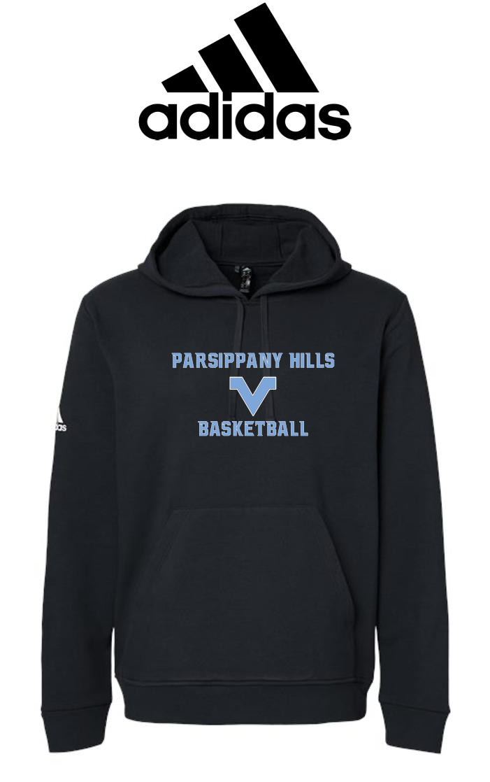 Adidas - Fleece Hooded Sweatshirt - Parsippany Hills Basketball