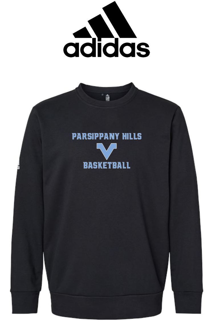 Adidas - Fleece Crewneck Sweatshirt - Parsippany Hills Basketball