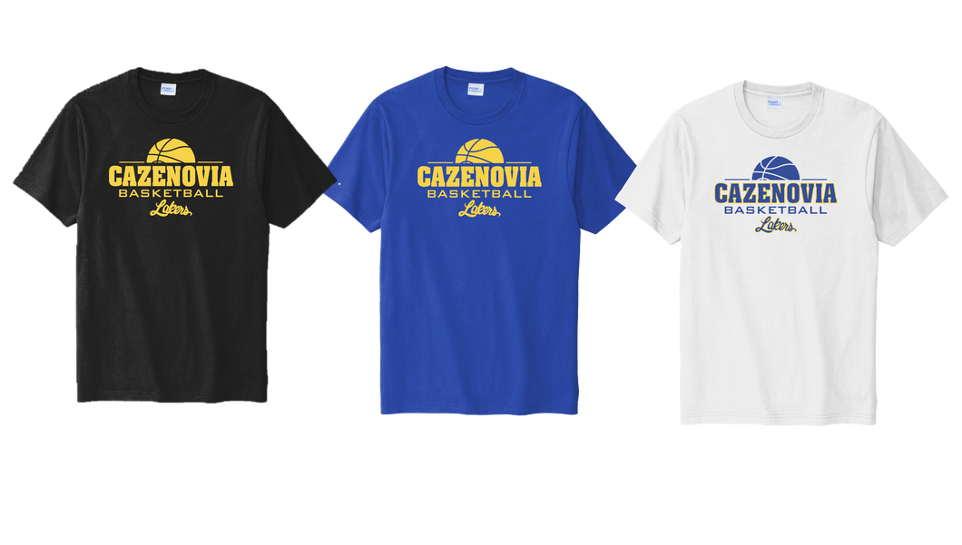 Cotton Tee – Cazenovia Basketball