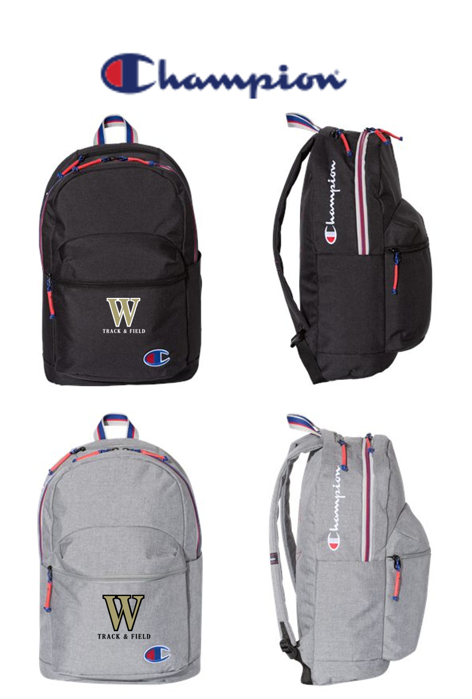 *Champion - 21L Backpack - WARREN TRACK & FIELD