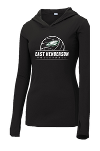 Ladies Hooded Pullover - East Henderson Volleyball