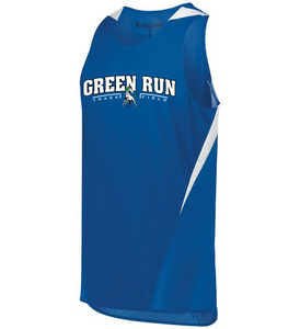 ADULT PR MAX TRACK JERSEY - GREEN RUN TRACK AND FIELD
