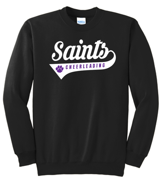 Crewneck Sweatshirt - Adult - Saints Cheerleading