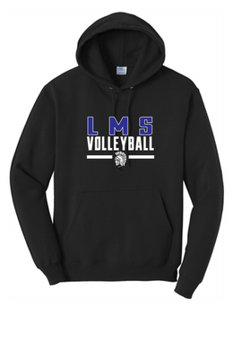 Hooded Sweatshirt - Lewis Mills Volleyball