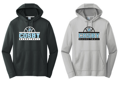 Performance Fleece Pullover Hooded Sweatshirt - Cosby Boys Basketball