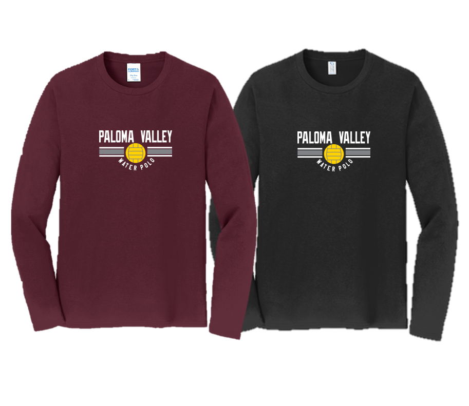 Fan Long Sleeve Tee - Adult - PALOMA VALLEY WATER POLO