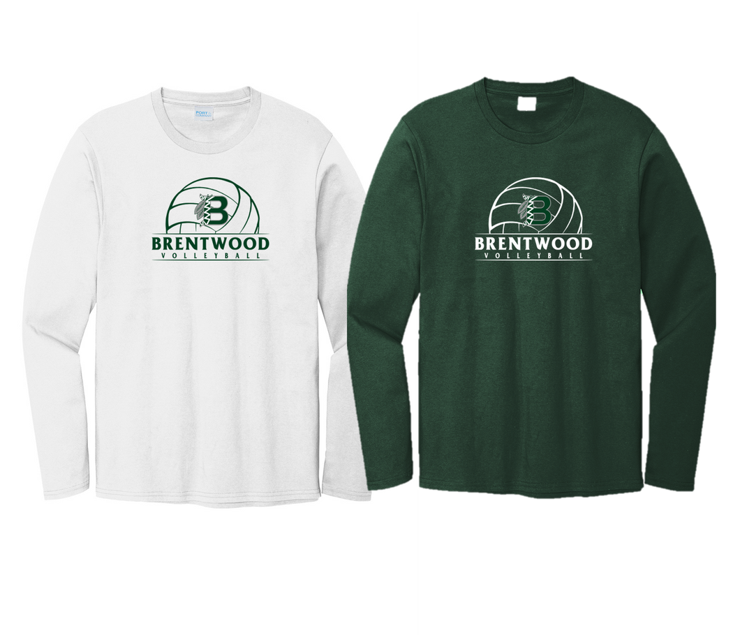 Cotton Long Sleeve - Brentwood Volleyball