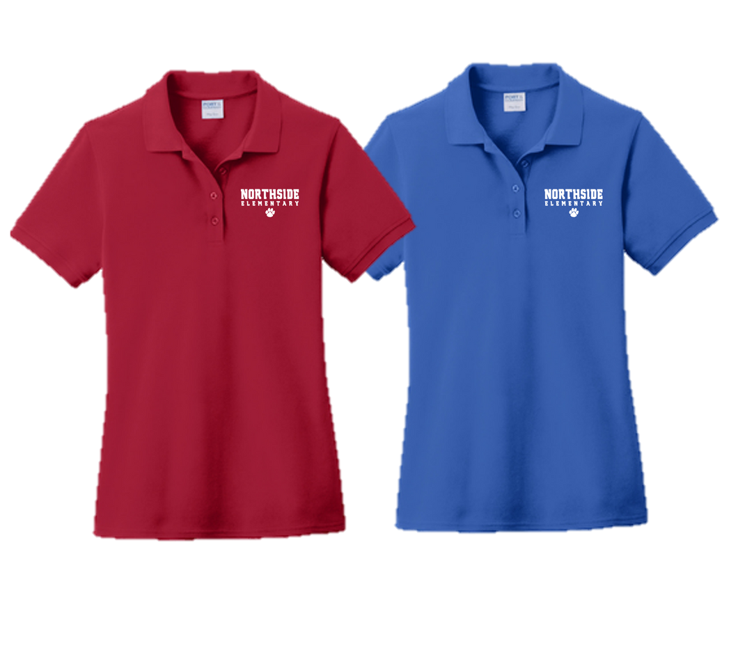 Womens Pique Polo - Northside Elementary