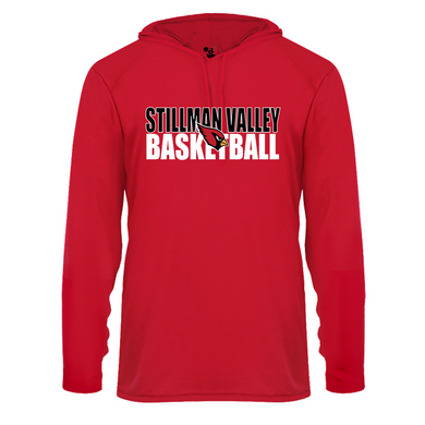 B-CORE L/S HOOD TEE - Stillman Valley Basketball