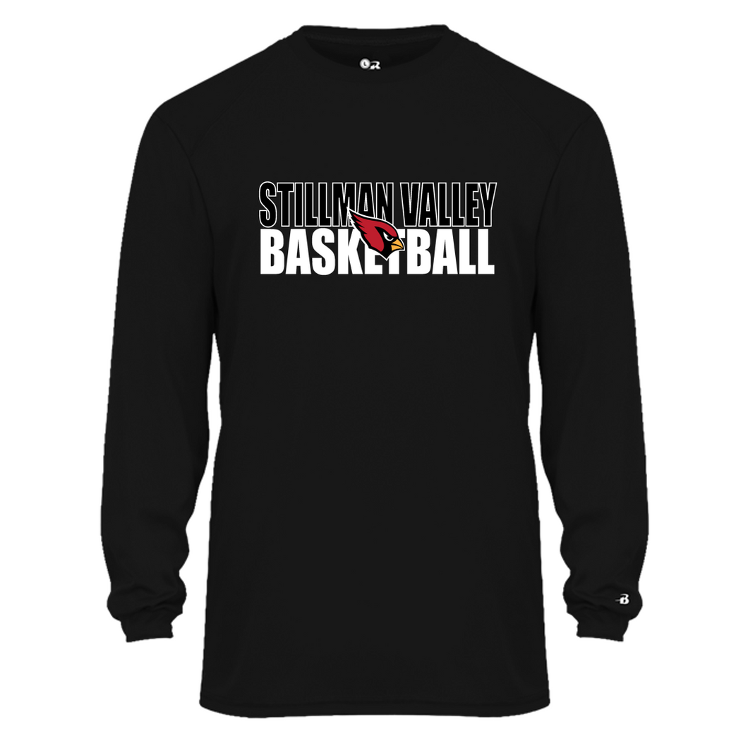 B-CORE MEN'S L/S TEE - Stillman Valley Basketball