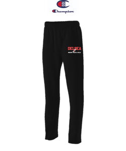 Champion Adult Open-Bottom Fleece Pant with Pockets - Delsea Indoor Track