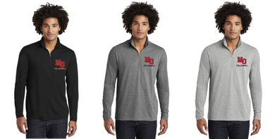 Tri-Blend Wicking 1/4-Zip - Adult - Mt. Olive Volleyball