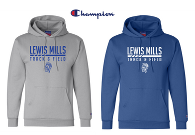 Champion Hooded Sweatshirt - Adult - Lewis Mills Track