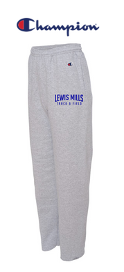 Champion Open Bottom Sweatpants - Adult - Lewis Mills Track