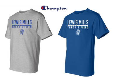 Champion Short Sleeve Tee - Adult - Lewis Mills Track