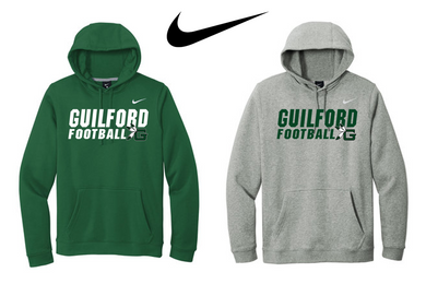 Nike Club Fleece Pullover Hoodie - Guilford Football