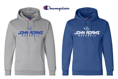 Champion Hooded Sweatshirt - Adult - John Adams MS Baseball