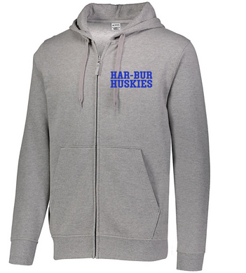 Full-Zip Hooded Sweatshirt - Adult - Har-Bur Middle School
