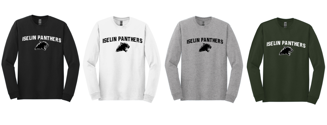 Cotton Long Sleeve - Iselin Panthers