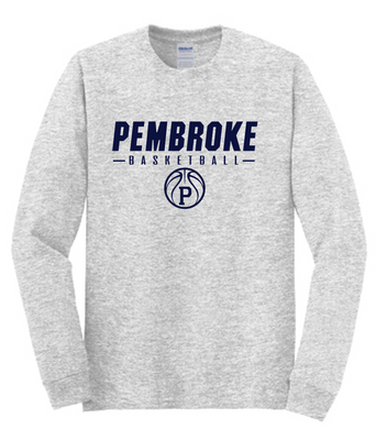 Cotton Long Sleeve T-Shirt - Pembroke Basketball