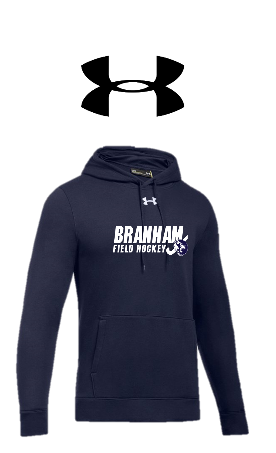 UA Hustle Fleece Hoodie - Branham Field Hockey – Pierce Apparel