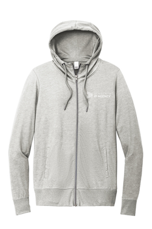 *District® Women’s Featherweight French Terry™ Full-Zip Hoodie - Virginia IT Agency