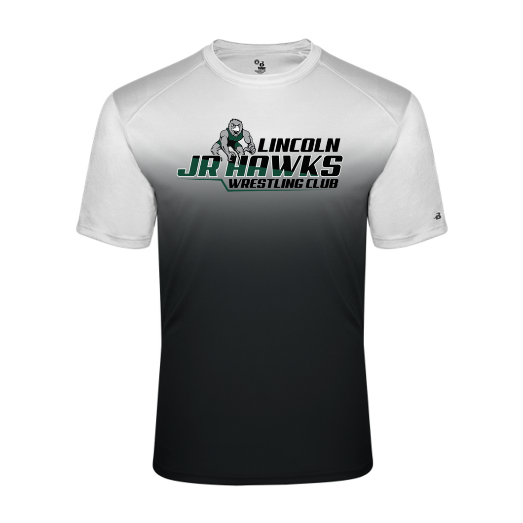 Ombre Performance Tee (Adult/Youth Sizes) - Lincoln JR Wrestling
