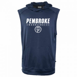 sleeveless crossover hoodie - Pembroke Basketball