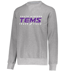 YOUTH Crewneck Sweatshirt - TEMS TRACK & FIELD