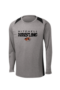 Long Sleeve Heather Colorblock Contender™ Tee - Mitchell Tigers Wrestling