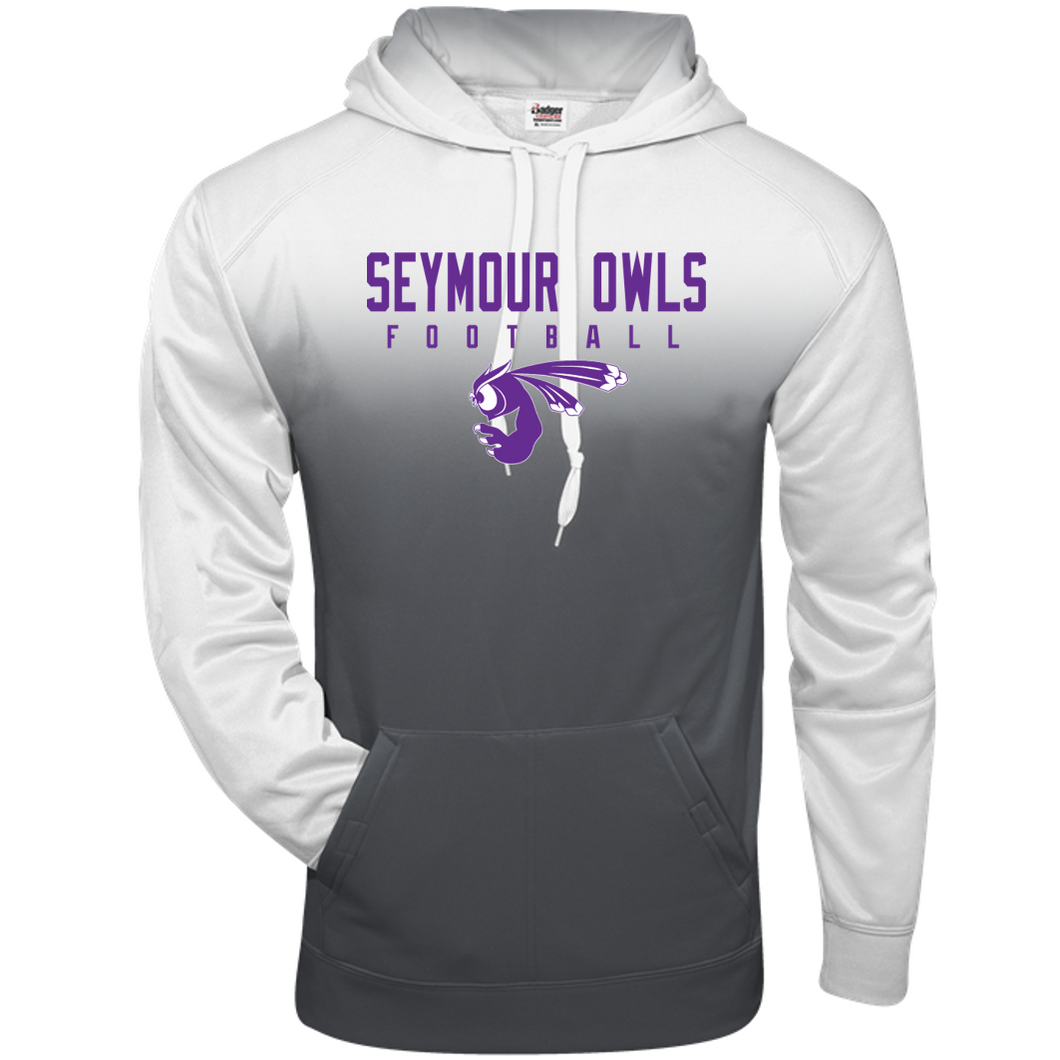 OMBRE HOODIE - Seymour Owls Football