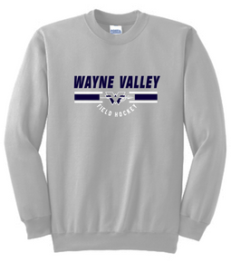 Fan Favorite Fleece Crewneck Sweatshirt - WAYNE VALLEY FIELD HOCKEY