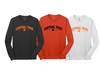 Adult Team Long sleeve- Central York XC